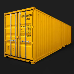 Conteneur 40 pieds HIGH CUBE 1er voyage (Neuf)